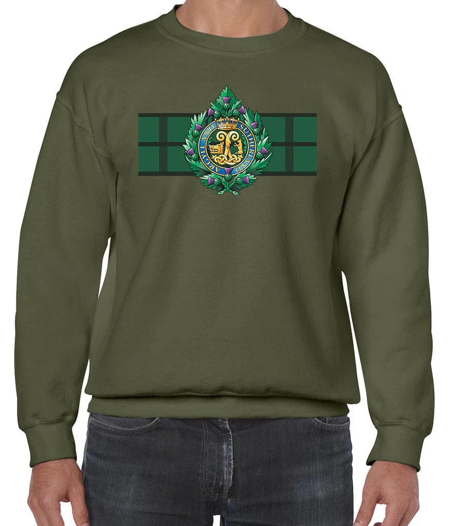 Argyll And Sutherland Highlanders Front Printed Sweater - Image 4