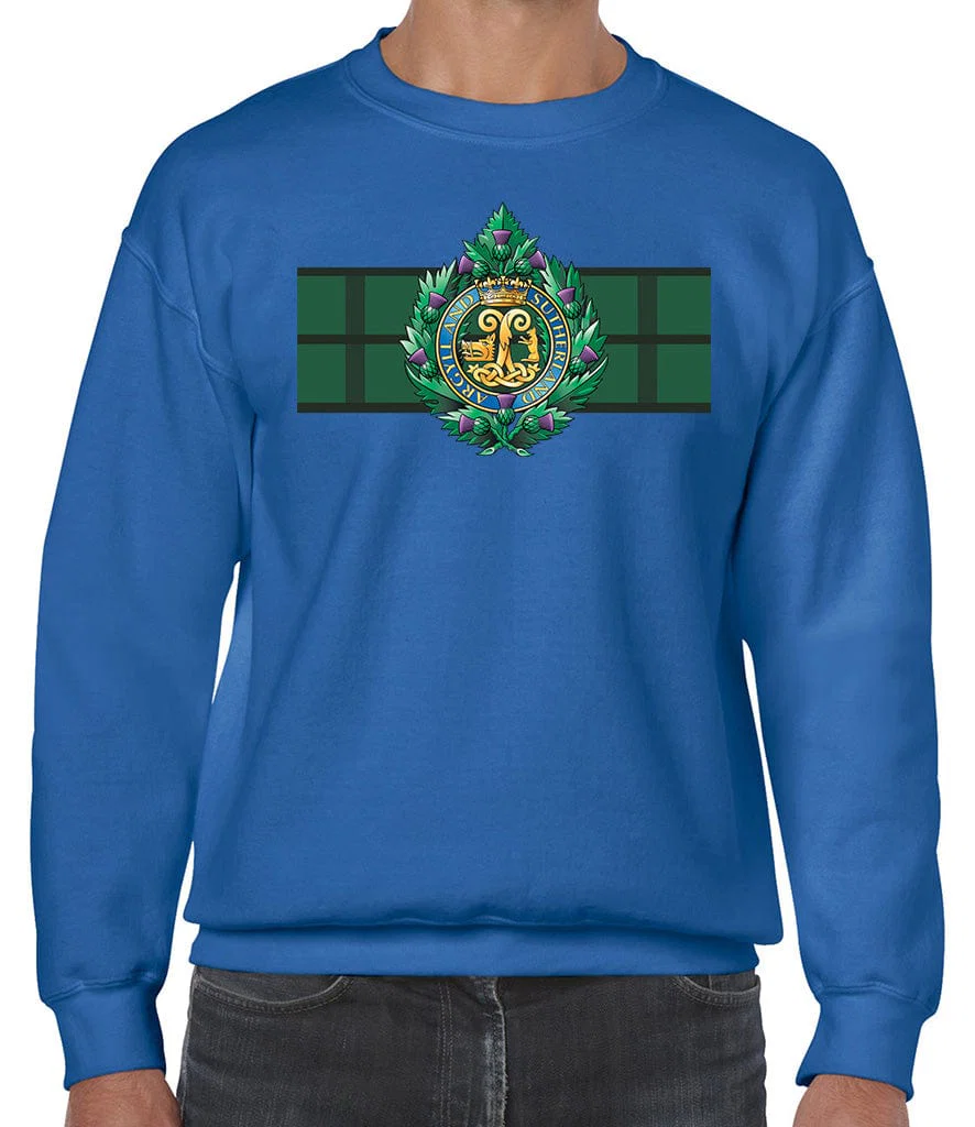 Argyll And Sutherland Highlanders Front Printed Sweater - Image 7
