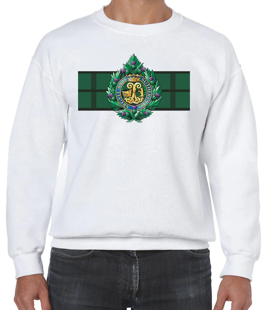 Argyll And Sutherland Highlanders Front Printed Sweater - Image 8