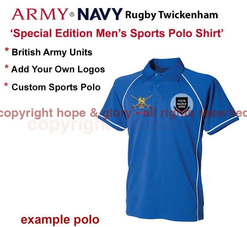 Army v Navy British Army Special Edition Sports Polo - Image 10