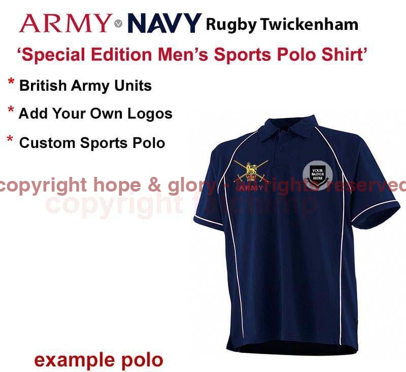 Army v Navy British Army Special Edition Sports Polo - Image 12