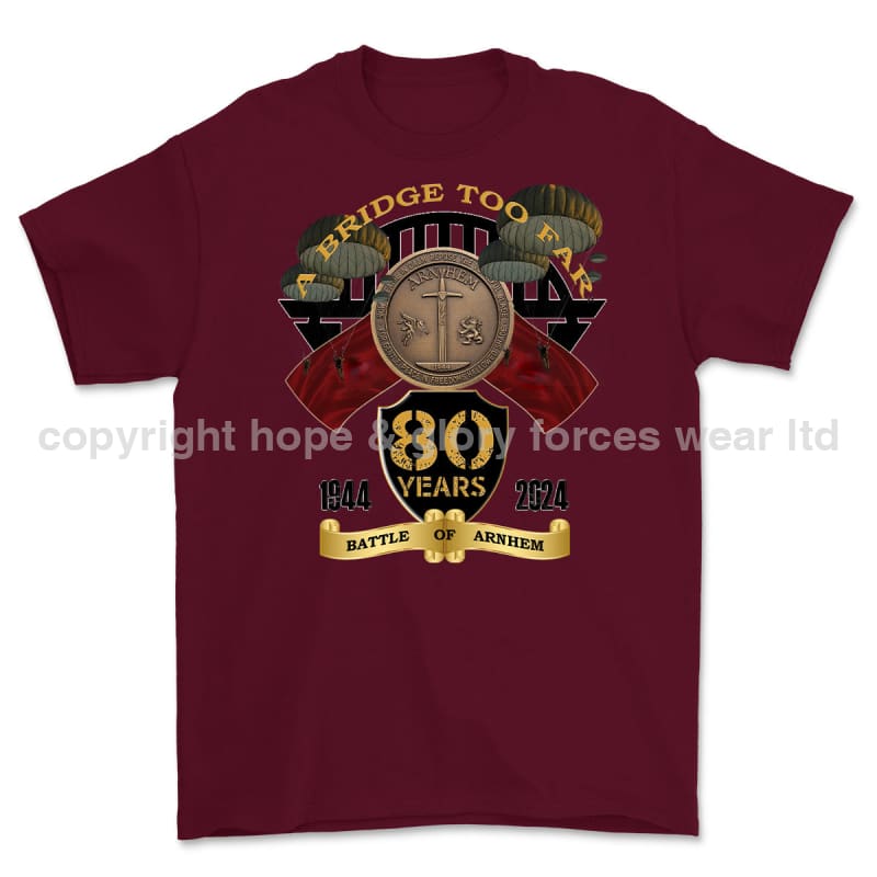 Arnhem 80 A Bridge Too Far Commemorative Printed T-Shirt - Image 3
