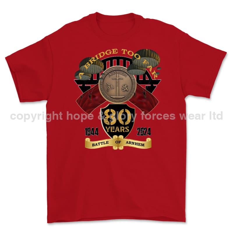 Arnhem 80 A Bridge Too Far Commemorative Printed T-Shirt - Image 6