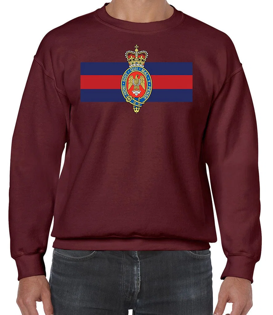 Blues And Royals Cypher Front Printed Sweater - Image 3