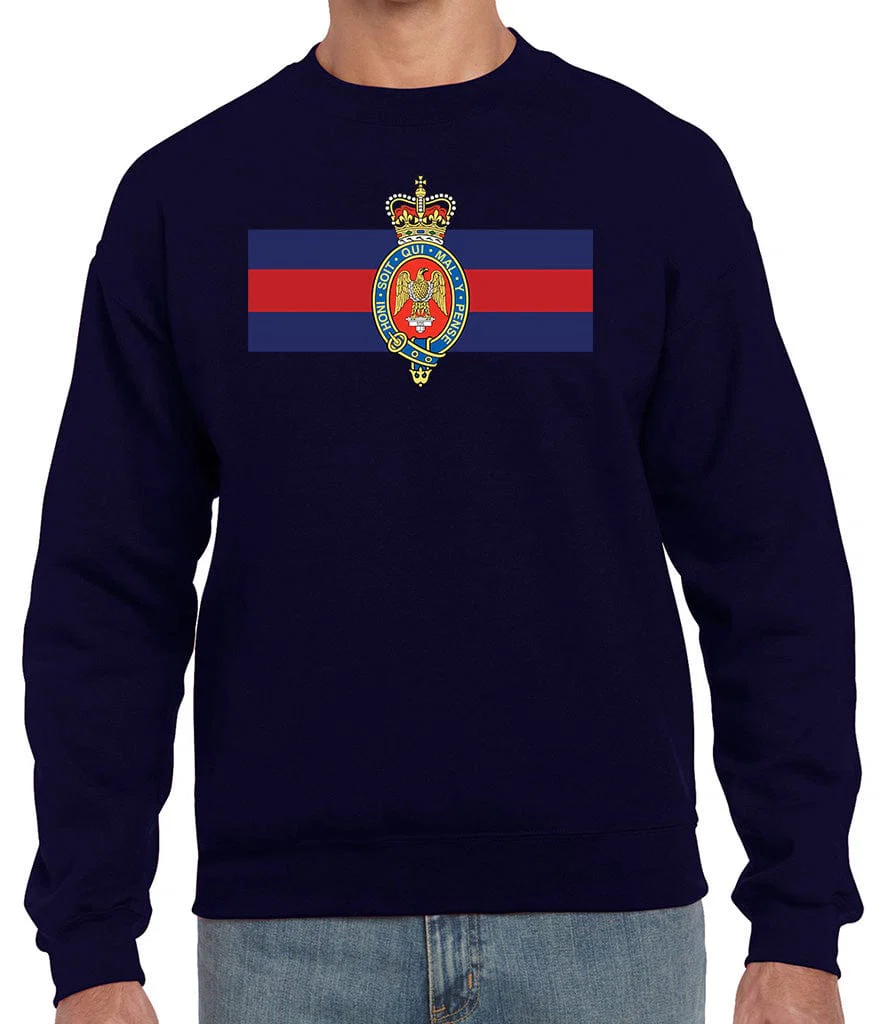 Blues And Royals Cypher Front Printed Sweater - Image 5