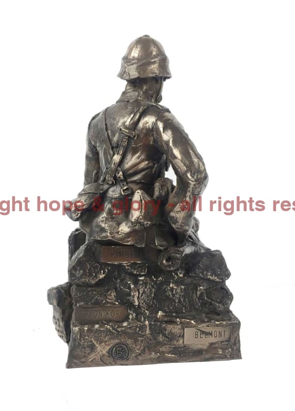 Boer War British Soldier Bronze Sculpture - Image 4