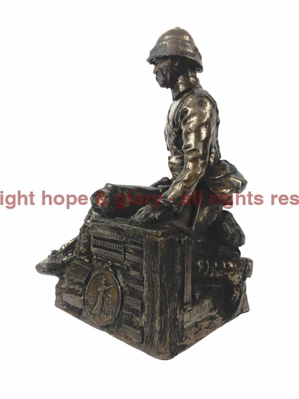 Boer War British Soldier Bronze Sculpture - Image 5