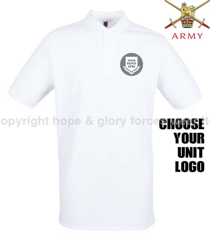 BRITISH ARMY UNITS Regimental Embroidered Polo Shirt - Image 10