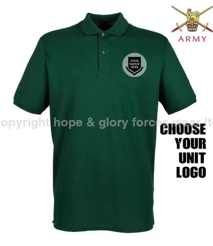 BRITISH ARMY UNITS Regimental Embroidered Polo Shirt - Image 6