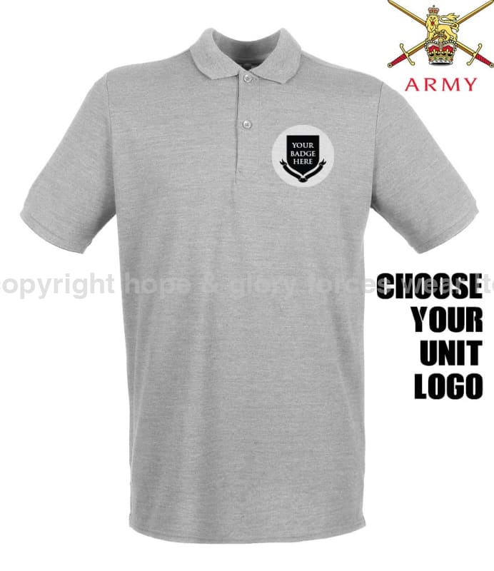 BRITISH ARMY UNITS Regimental Embroidered Polo Shirt - Image 9