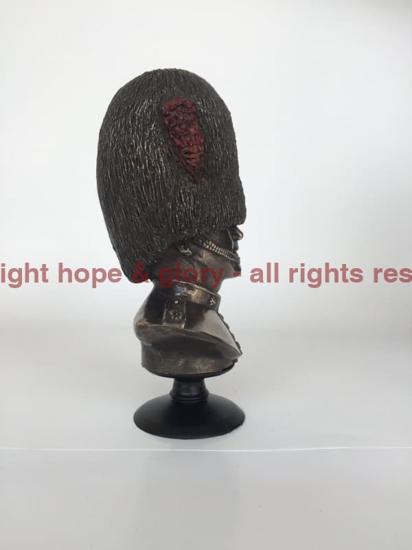 Coldstream Guards Bust Cold Cast Bronze Military Statue Sculpture - Image 6