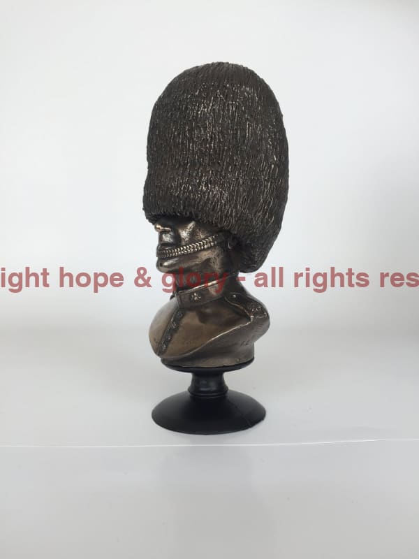 Coldstream Guards Bust Cold Cast Bronze Military Statue Sculpture - Image 8