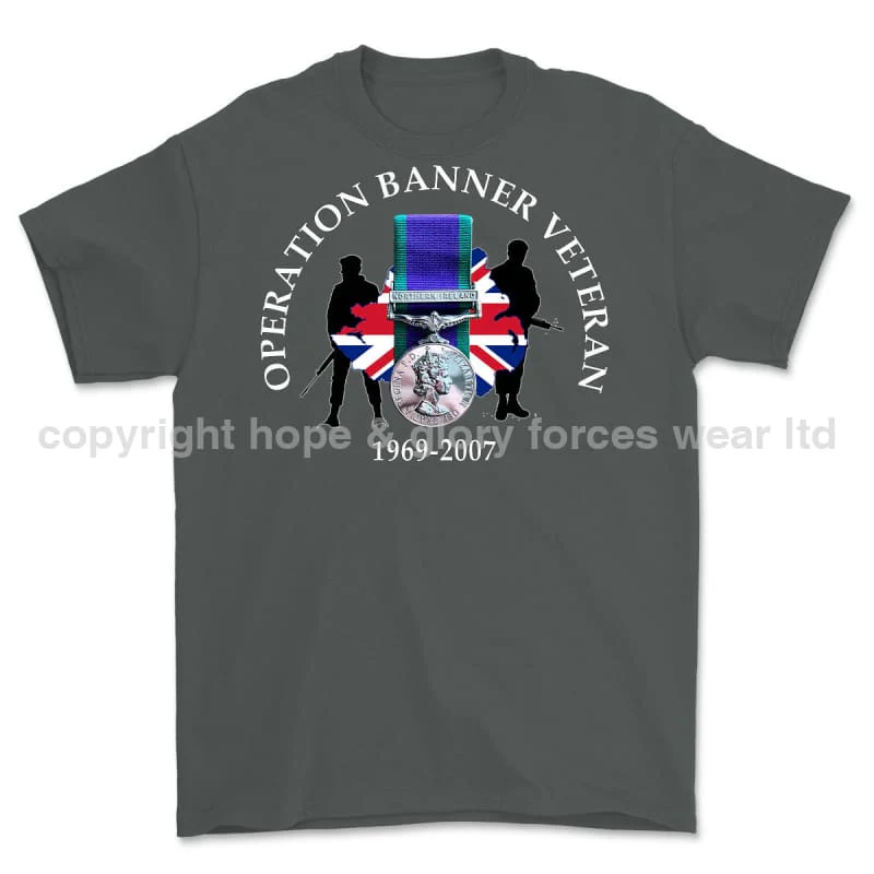 OP Banner Veteran GSMNI Printed T-Shirt - Image 3