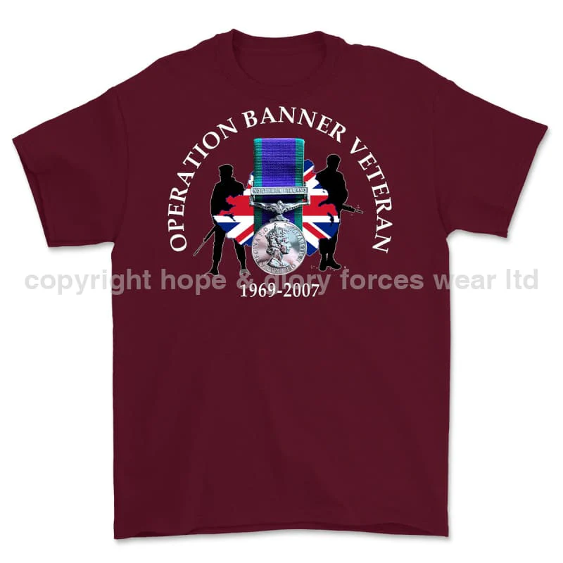 OP Banner Veteran GSMNI Printed T-Shirt - Image 5