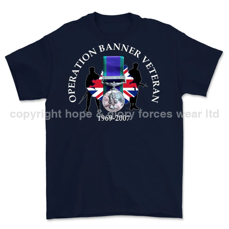 OP Banner Veteran GSMNI Printed T-Shirt - Image 7