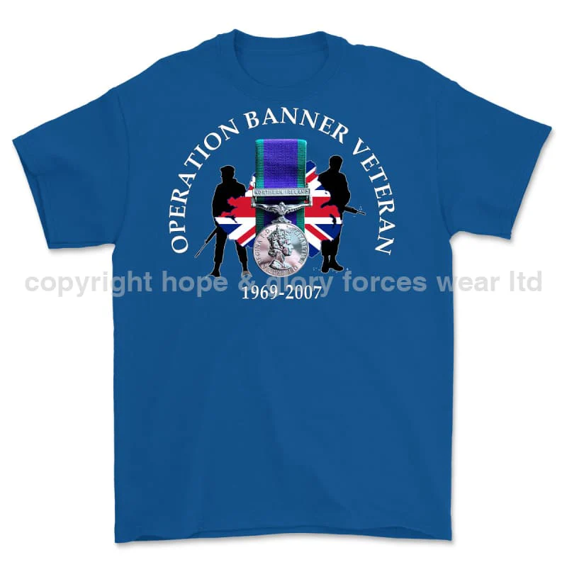 OP Banner Veteran GSMNI Printed T-Shirt - Image 9