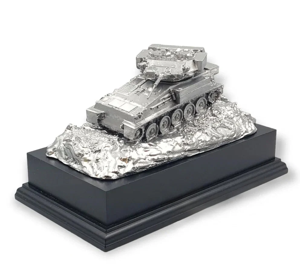 CVR (T) Scimitar FV107 Vehicle Cold Cast Bronze Military Statue 2 - Image 3