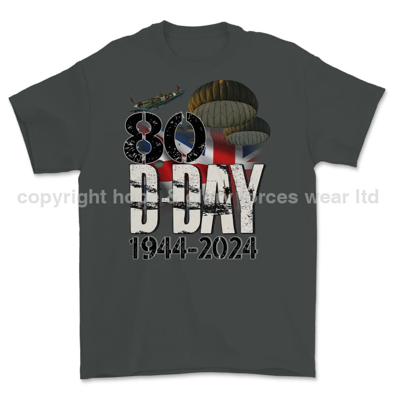 D-Day 80 Commemorative Printed T-Shirt - Image 3