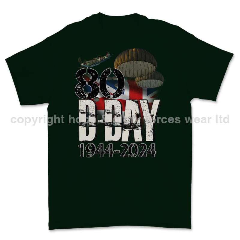 D-Day 80 Commemorative Printed T-Shirt - Image 4