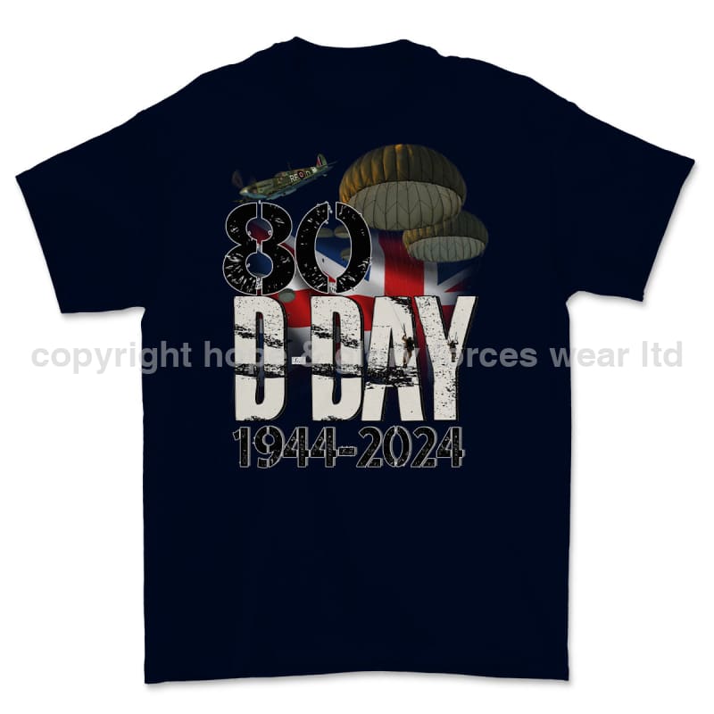 D-Day 80 Commemorative Printed T-Shirt - Image 7