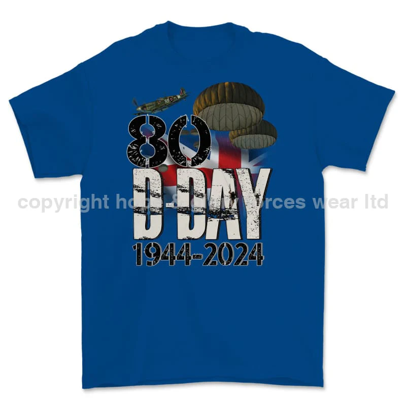 D-Day 80 Commemorative Printed T-Shirt - Image 8