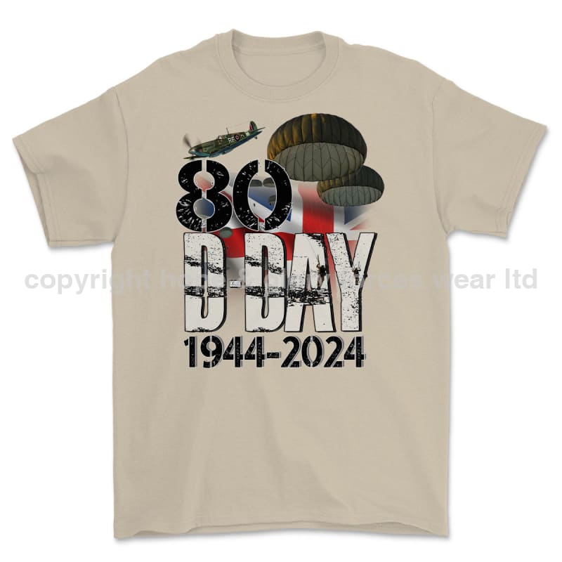 D-Day 80 Commemorative Printed T-Shirt - Image 9