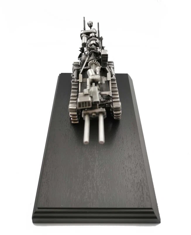 EOD Wheelbarrow Statue In Pewter - pre order - Image 3