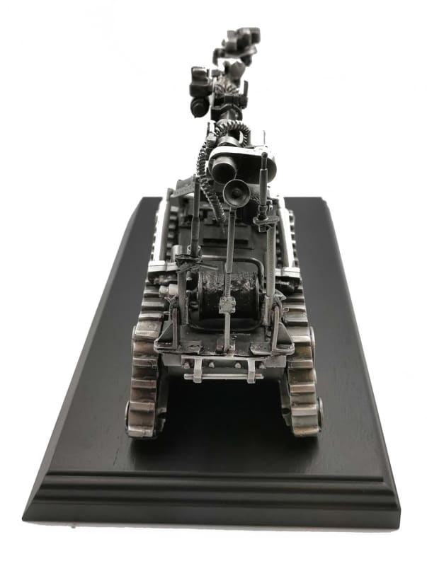 EOD Wheelbarrow Statue In Pewter - pre order - Image 4