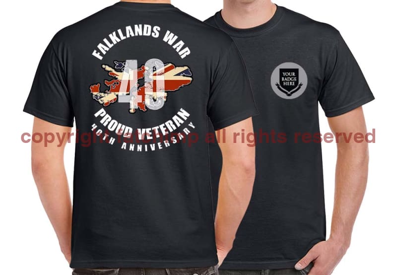 FALKLANDS 40 Double Print T-Shirt - Image 3