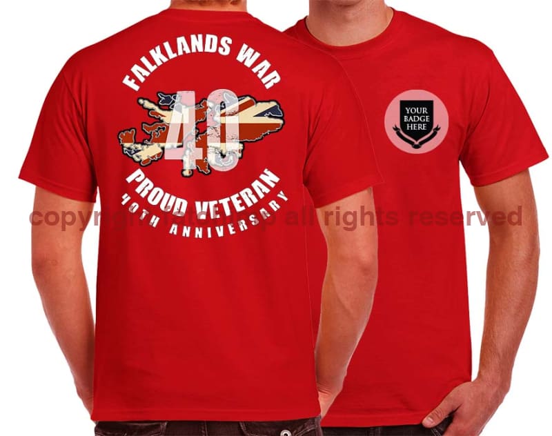 FALKLANDS 40 Double Print T-Shirt - Image 4