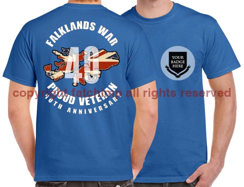 FALKLANDS 40 Double Print T-Shirt - Image 5