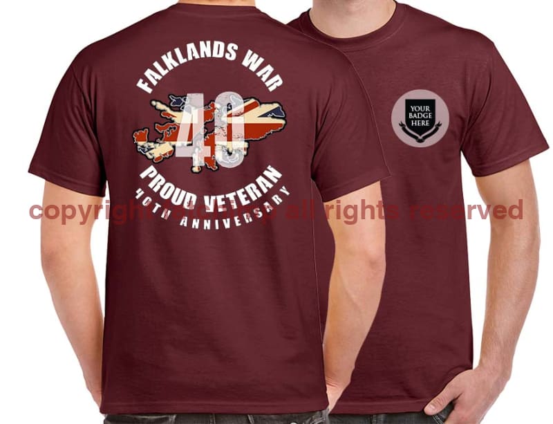 FALKLANDS 40 Double Print T-Shirt - Image 6