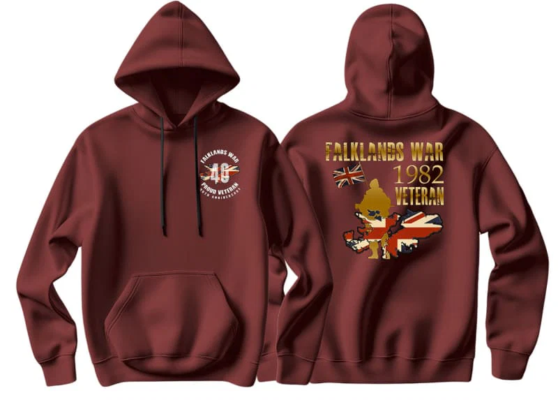 Falklands War Veteran Double Printed Hoodie - Image 4