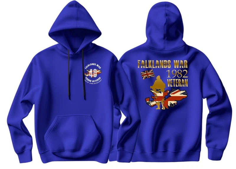 Falklands War Veteran Double Printed Hoodie - Image 7