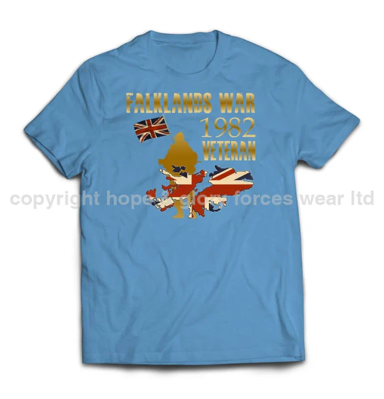 Falklands War Veteran Printed T-Shirt - Image 10