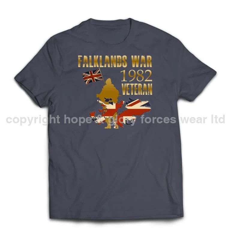 Falklands War Veteran Printed T-Shirt - Image 6