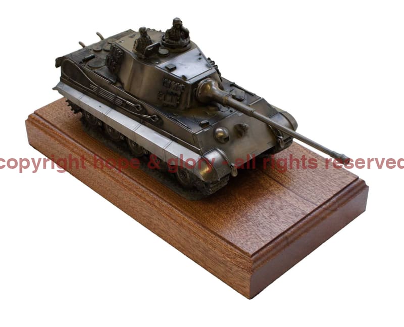 German King Tiger 2 Cast Bronze Tank - Image 3