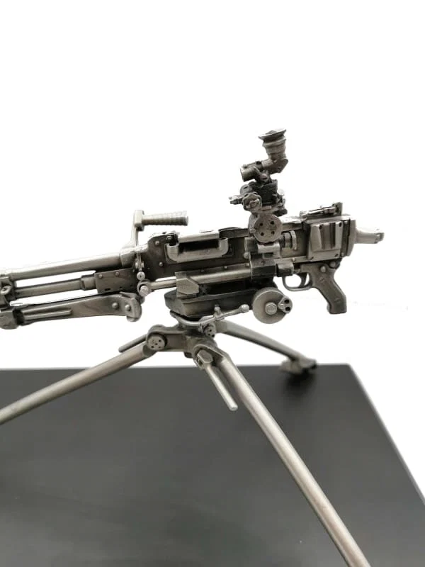 GPMG SF With Tripod Pewter Statue - Image 3