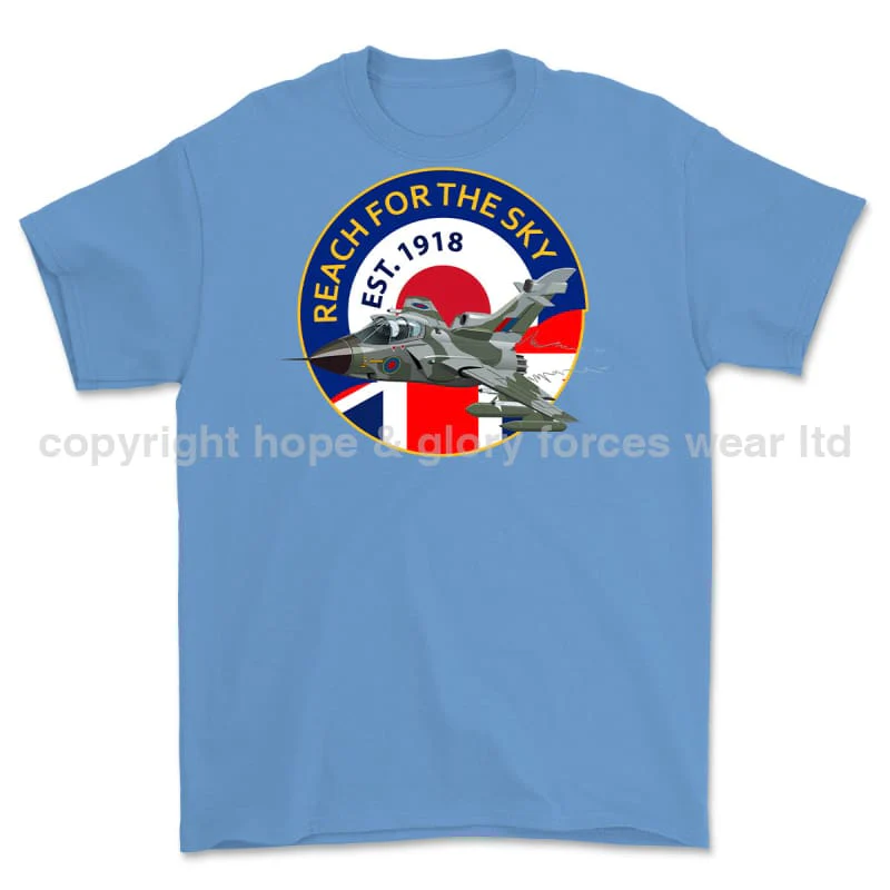 GR4 Tornado 'Reach For The Sky' Est 1918 Printed T-Shirt - Image 6