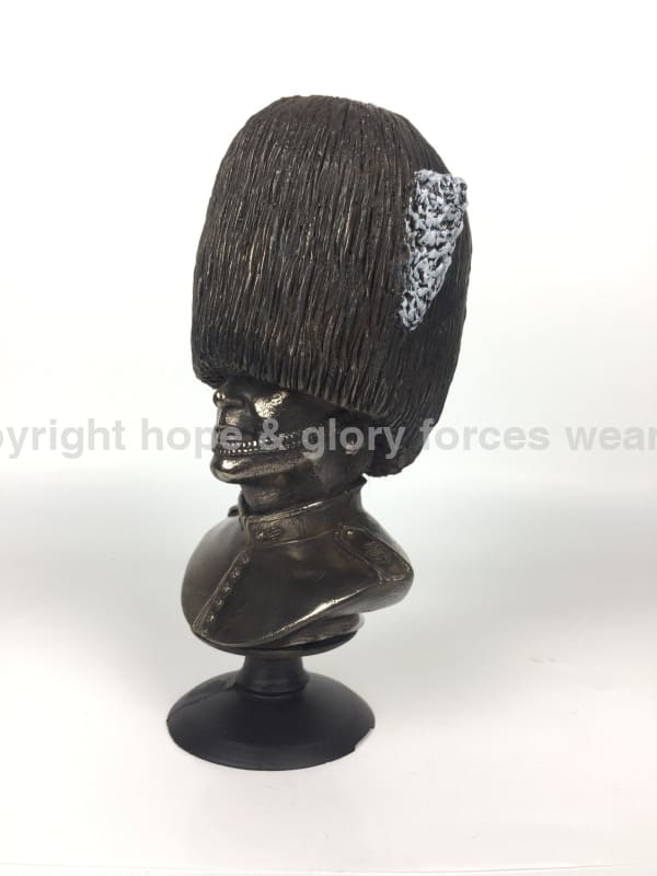 Grenadier Guards Bust Cold Cast Bronze Military Statue Sculpture - Image 3