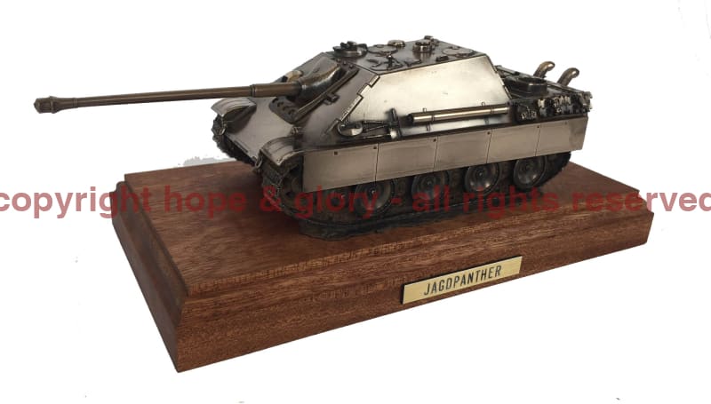 Jagdpanther Bronze Tank Destroyer Model - Image 3