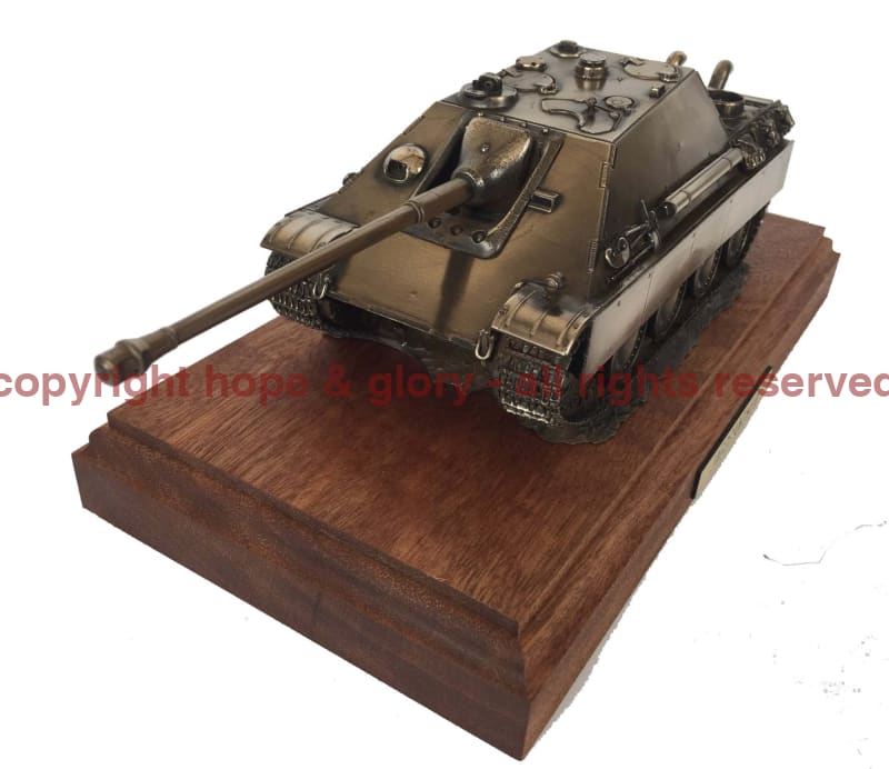 Jagdpanther Bronze Tank Destroyer Model - Image 4