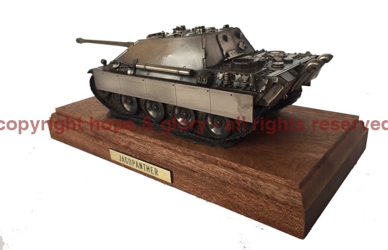 Jagdpanther Bronze Tank Destroyer Model - Image 5