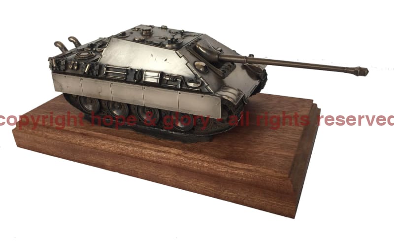 Jagdpanther Bronze Tank Destroyer Model - Image 7