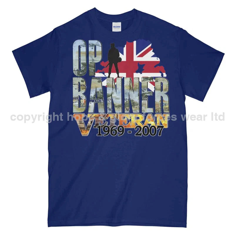 OP Banner Battle Scars Printed T-Shirt - Image 7