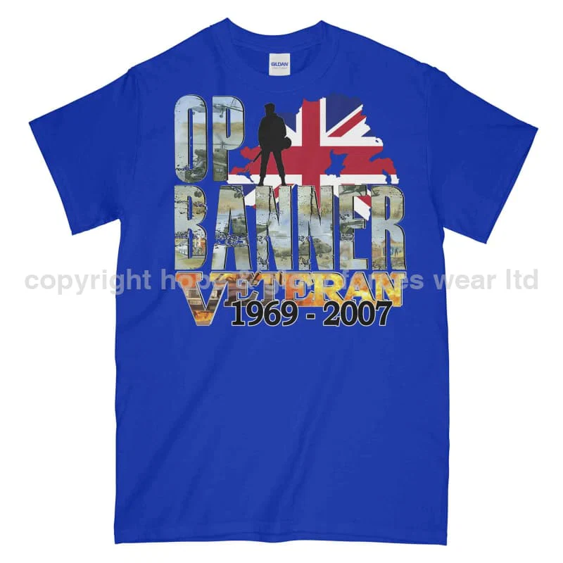 OP Banner Battle Scars Printed T-Shirt - Image 8