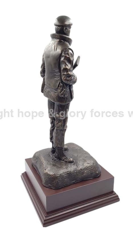 OP Banner Northern Ireland British Soldier Cold Cast Bronze Figurine - Image 3