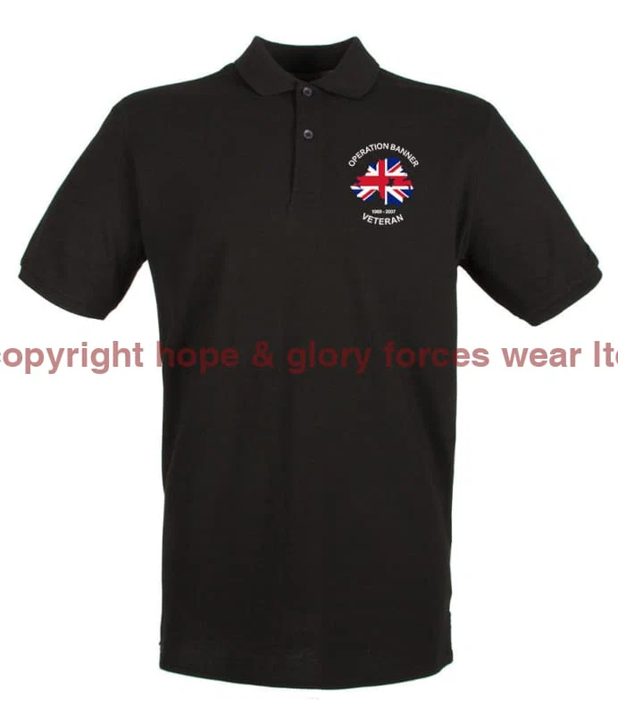 OP BANNER VETERAN Embroidered Polo Shirt - Image 3