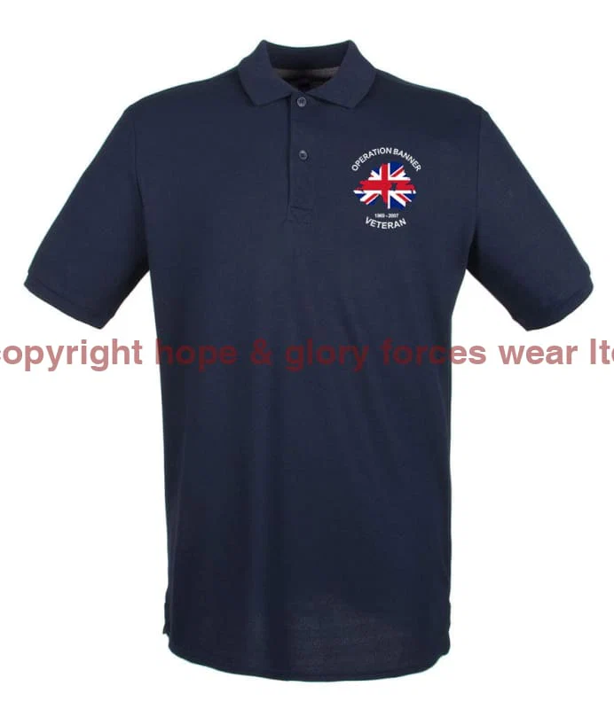OP BANNER VETERAN Embroidered Polo Shirt - Image 5