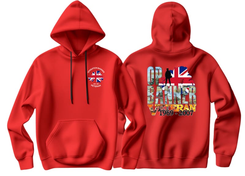 OP Banner Veteran Battle Scars Double Side Printed Hoodie - Image 7